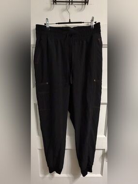 Dickies Black Utility Jogger Pants Scrubs with Cargo Pockets
